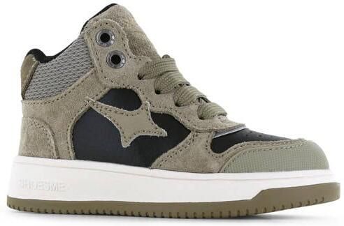 Shoesme suède sneakers taupe zwart Bruin - Foto 2