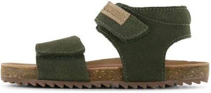 Shoesme suède sandalen groen Jongens Suede Effen 25