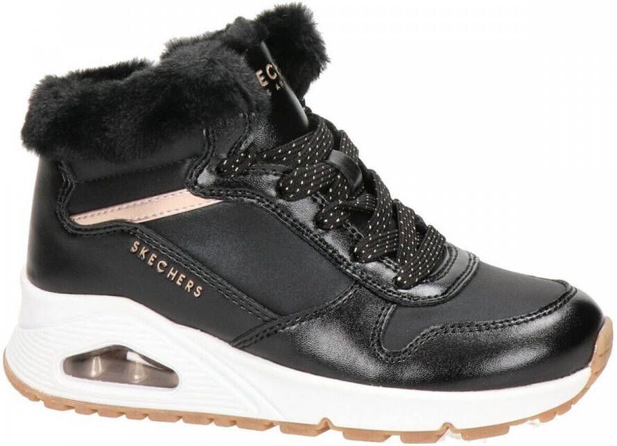 Skechers Kids Hoge veterschoenen UNO COZY ON AIR met air cooled memory foam - Foto 6