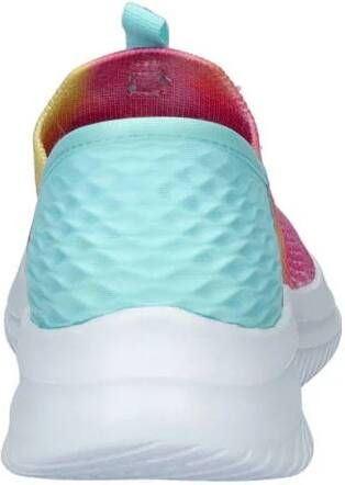 Skechers Pastel Clouds slip-on sneakers roze blauw geel Meisjes Textiel 37