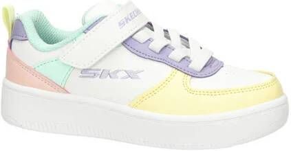 Skechers sneakers wit pastel Meisjes Imitatieleer Meerkleurig 32 - Foto 8