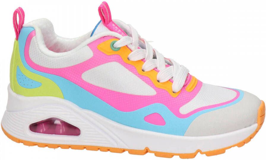 Skechers Los Angeles sneakers roze multi Meisjes Imitatieleer Meerkleurig 36 - Foto 7