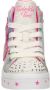 Skechers Twinkle Toes hoge sneakers met lichtjes roze multi Meisjes Textiel 27 - Thumbnail 2