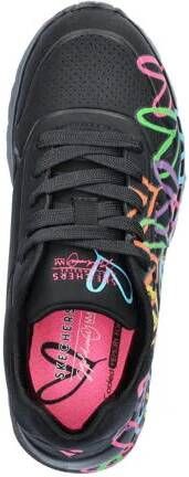 Skechers Uno Lite sneakers zwart multi Meisjes Imitatieleer 30