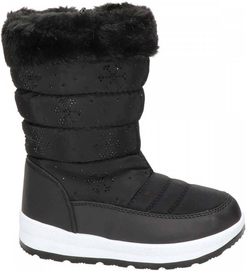 Snow Fun snowboots met strass steentjes zwart Meisjes Textiel 34 - Foto 2