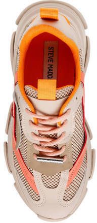 Steve Madden JPossession chunky sneakers grijs oranje Meisjes Textiel Meerkleurig 32 - Foto 4