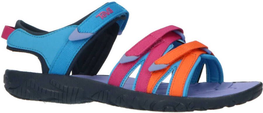 Teva Schoolkind sandalen blauw oranje roze Meisjes Polyester Meerkleurig 29 30 - Foto 13