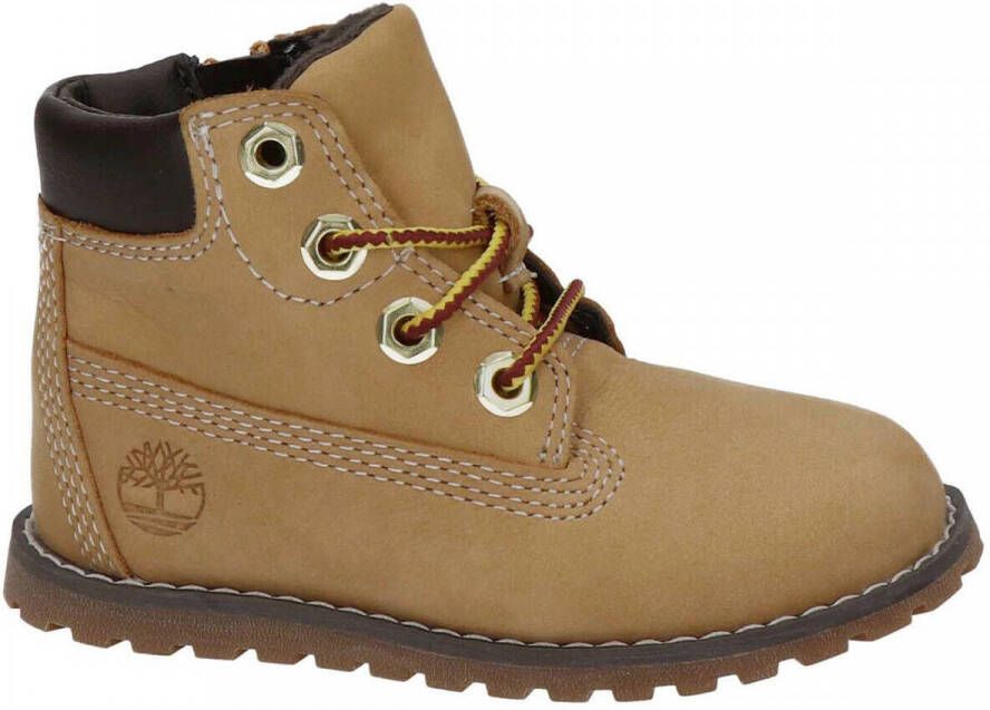 Timberland Pokey Pine Mid Lace Up with Zip Veterboots Cognac - Foto 2