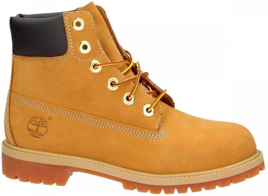 Timberland nubuck veterboots geel Effen 37 | Enkelboot van