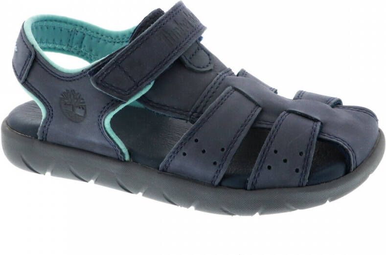 Timberland Nubble Leather Fisherman Sanda Sandalen Jongens Blauw