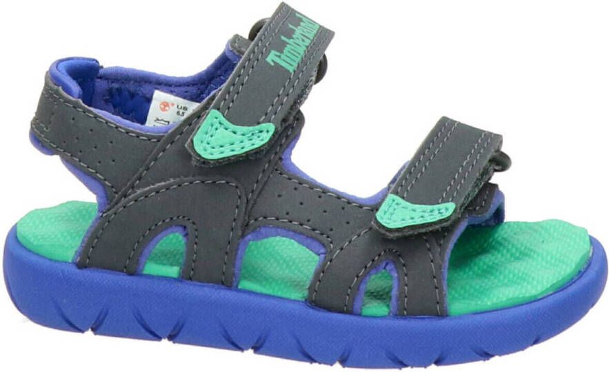 Timberland Perkins Row sandalen grijs blauw Jongens Imitatieleer Meerkleurig 22