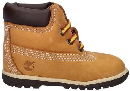 Timberland Crib Bootie suède baby veterboots oker Geel Effen