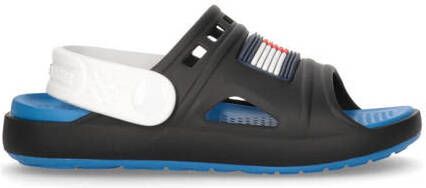Tommy Hilfiger badslippers met hielbandje zwart Rubber 23 - Foto 2