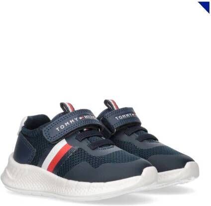 Tommy Hilfiger chunky sneakers donkerblauw Jongens Imitatieleer Logo 22 - Foto 2