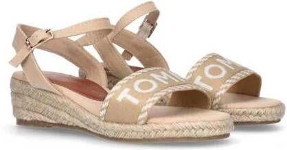 Tommy Hilfiger espadrilles beige Meisjes Textiel Logo 33