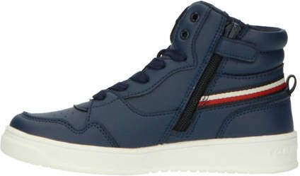 Tommy Hilfiger Kareem sneakers donkerblauw Jongens Imitatieleer Logo 35 - Foto 3