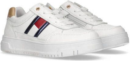 Tommy Hilfiger Paulene sneakers wit Meisjes Imitatieleer Logo 40 - Foto 2