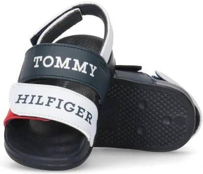 Tommy Hilfiger sandalen blauw wit rood Jongens Imitatieleer Logo 22