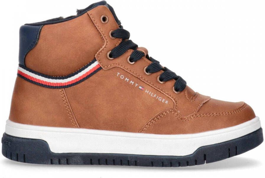 Tommy Hilfiger Kindertrainers basic Bruin - Foto 4