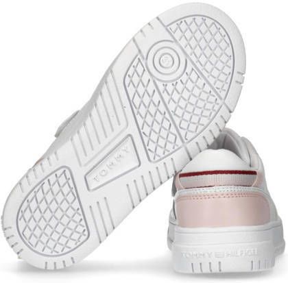Tommy Hilfiger sneakers wit roze Meisjes Imitatieleer Meerkleurig 31 - Foto 2