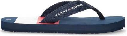 Tommy Hilfiger teenslippers donkerblauw Jongens Rubber 28