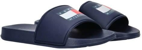 Tommy Hilfiger slippers donkerblauw Jongens EVA Logo