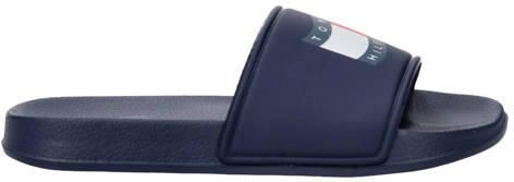 Tommy Hilfiger slippers donkerblauw Jongens EVA Logo - Foto 3