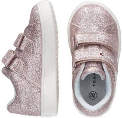 Tommy Hilfiger sneakers met glitters roze Meisjes Imitatieleer Meerkleurig 21 - Foto 3