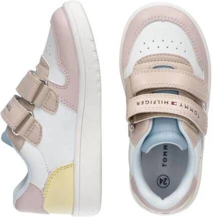 Tommy Hilfiger sneakers roze wit Meisjes Imitatieleer Meerkleurig 30 - Foto 4