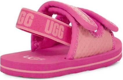 Ugg Lennon sandalen roze Meisjes Textiel Logo 25