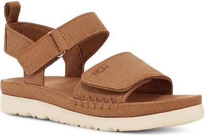 Ugg leren sandalen cognac Bruin Leer Effen 31.5 - Foto 3