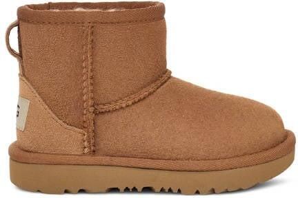 UGG suède enkelboots camel Bruin Effen Enkelboot van