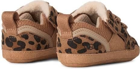 UGG suède sneakers met panterprint cognac Bruin Panterprint - Foto 3