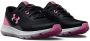 Under Armour BGS Surge 3 hardloopschoenen schoenen zwart roze Meisjes Mesh 36.5 - Thumbnail 1