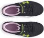 Under Armour Surge 4 AC sneakers zwart lila geel Meisjes Mesh Logo 31.5 - Thumbnail 2