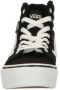 Vans Filmore Hi Platform sneakers met een all over print zwart wit Canvas 31 - Thumbnail 3