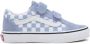 Vans Old Skool Color Theory Checkerboard sneakers lichtblauw wit Textiel 33 - Thumbnail 4