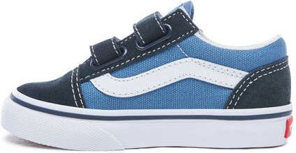 Vans Old Skool sneakers blauw Meisjes Canvas Meerkleurig 21