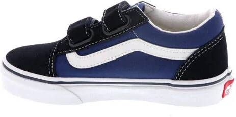 Vans Old Skool sneakers donkerblauw wit Jongens Canvas Meerkleurig 27