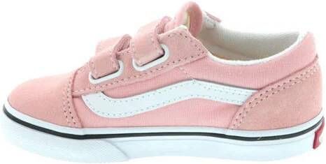 Vans Old Skool sneakers roze wit Meisjes Canvas Meerkleurig 23 5