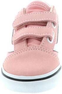 Vans Old Skool sneakers roze wit Meisjes Canvas Meerkleurig 19