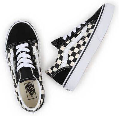 Vans Old Skool voorschools Schoenen Black Leer Textil 5 Foot Locker