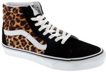 Vans Ua Sk8 Hi (Leopard)Black True White Schoenmaat 38 1 2 Sneakers VN0A4U3C3I61 - Foto 5