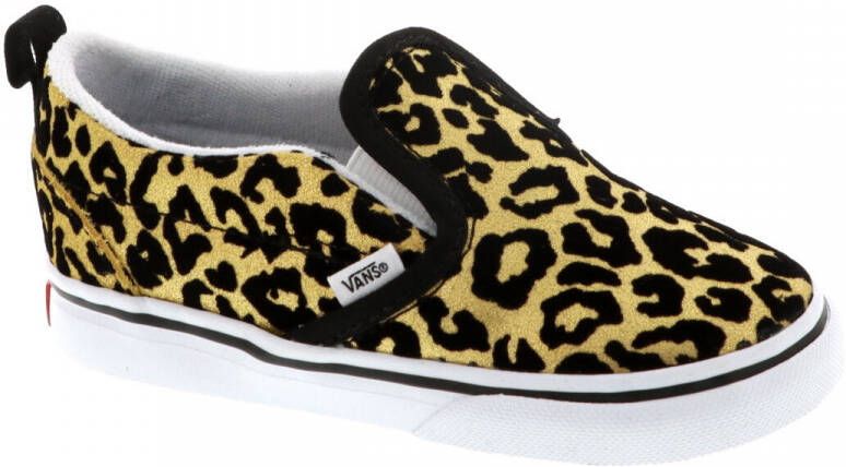 Vans Kinder Kids Lifestyle Classic FTW Sneaker Td Slip-On V (Flocked Leopard) Black True White - Foto 2
