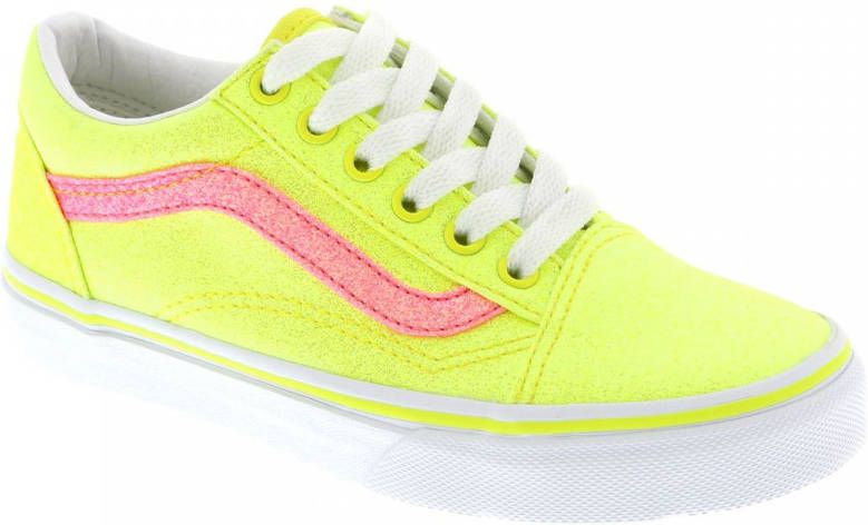 Vans Old Skool Kinderen Yellow Pink Kind - Schoenen.nl