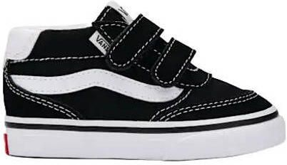 Vans Brooklyn Mid sneakers zwart wit Leer Meerkleurig