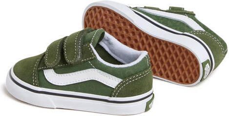 Vans Old Skool katoenen sneakers met dierenprint olijfgroen wit Canvas - Foto 3