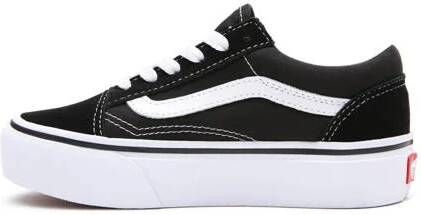Vans Old Skool Platform sneaker zwart wit Leer Effen 32 Sneakers - Foto 5