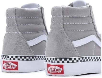 Vans SK8-Hi Checkerboard Foxing sneakers grijs Suede Meerkleurig 27 - Foto 3