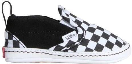 Vans Checkerboard Slip-On Baby Schoenen Black Canvas 5 Foot Locker